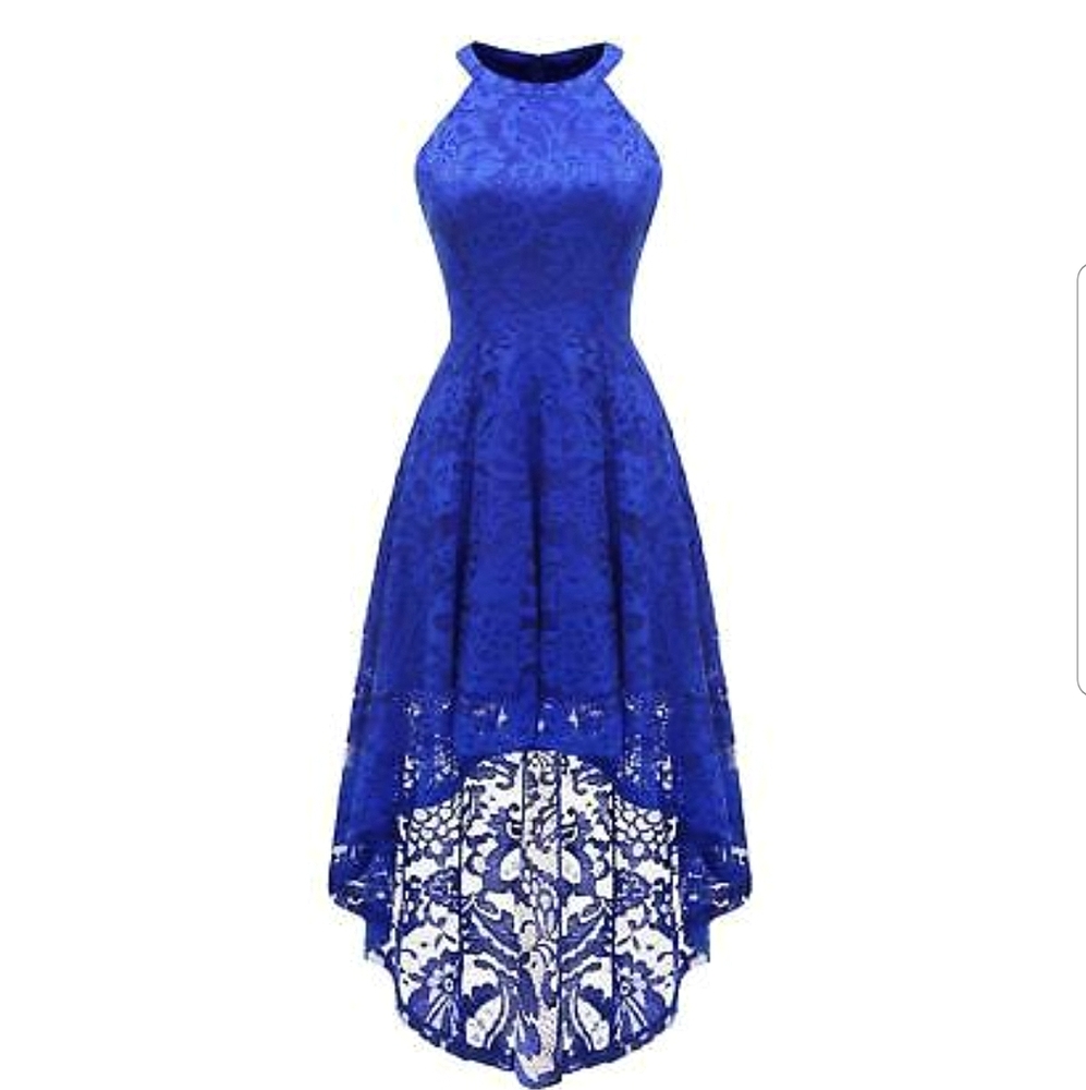 Dressystar Women's Halter Lace Dress